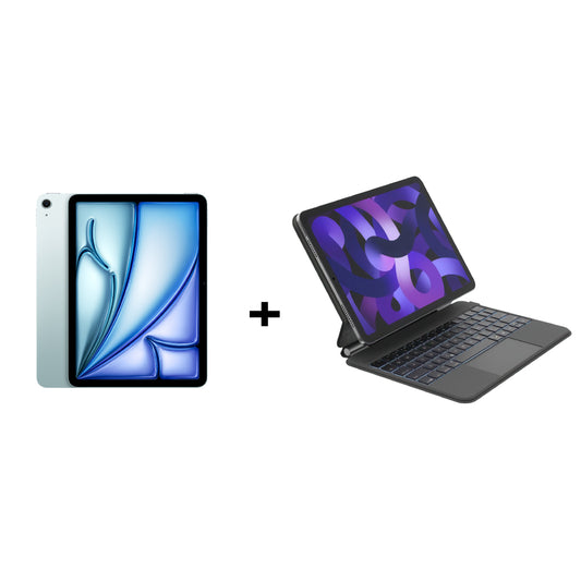 iPad Air 11" 128GB Wi-Fi Azul + Teclado
