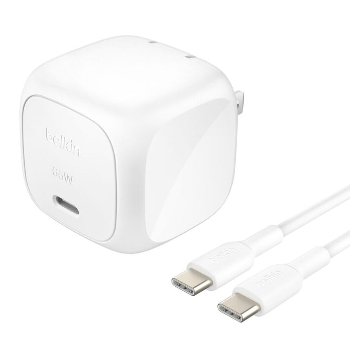 Adaptador de corriente Belkin 65W + Cable USB-C