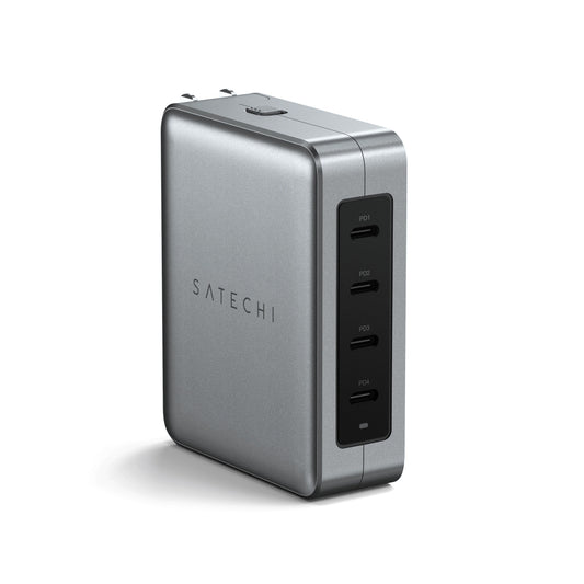 Adaptador de corriente Satechi GaN USB-C 4 puertos de 145W