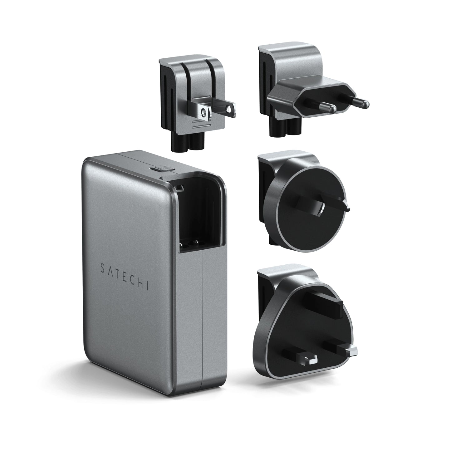 Adaptador de corriente Satechi GaN USB-C 4 puertos de 145W