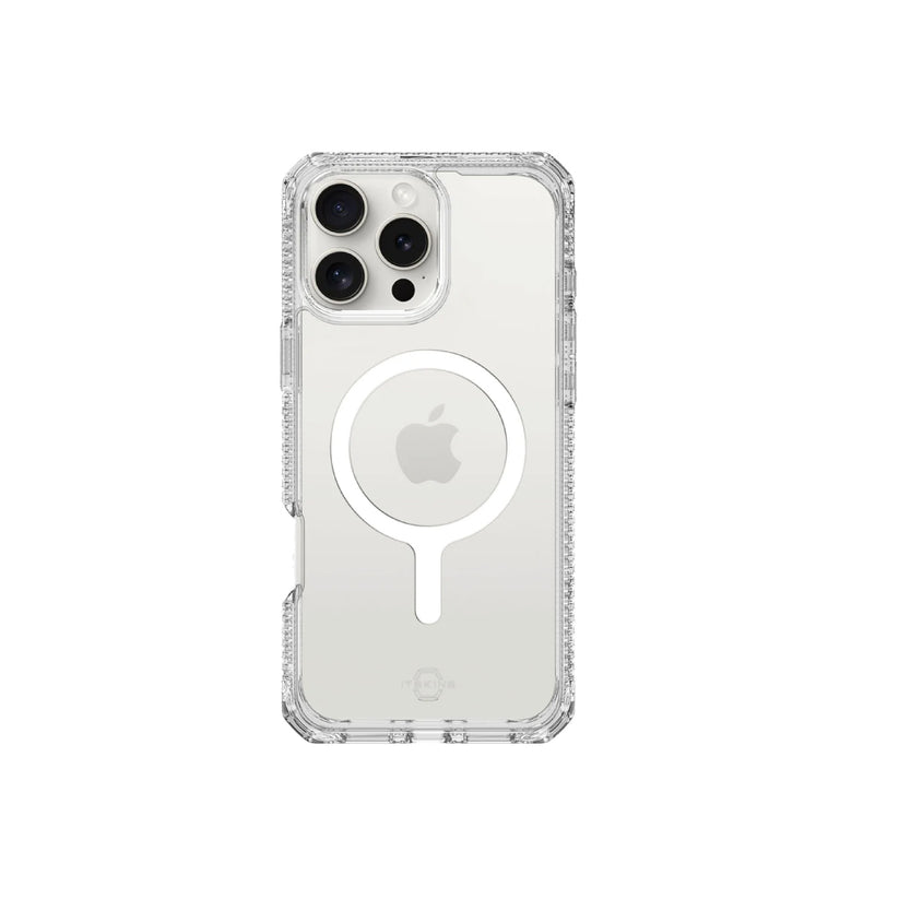Estuche Itskins Hybrid Clear con magsafe para iPhone 16 Pro - Transparente