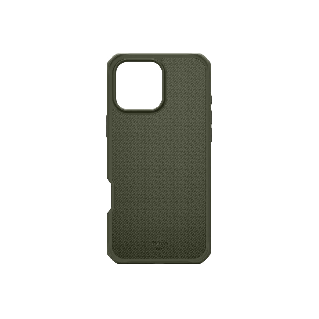 Estuche Itskins Ballistic Nylon con magsafe para iPhone 16 Pro Max - Verde