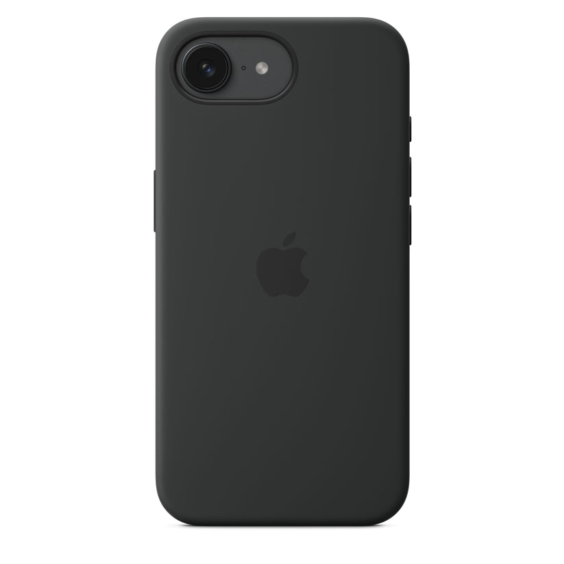 Funda de silicón para el iPhone 16e – Negro