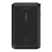 Batería Belkin portátil 10K con cable integrado - Negro