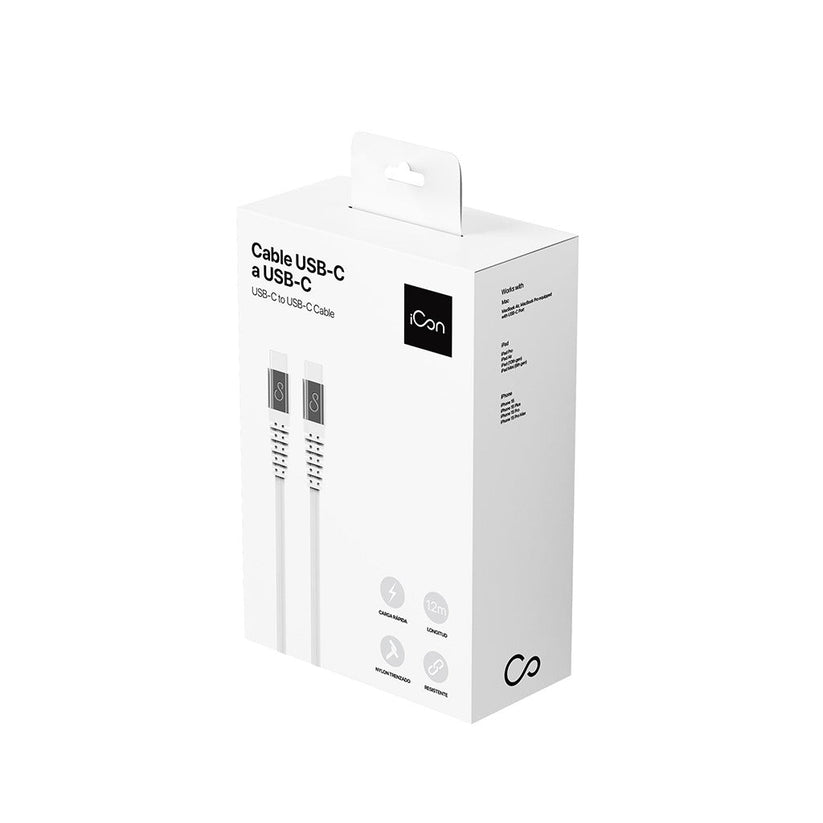 Cable iCon USB-C a USB-C (1.2 m)