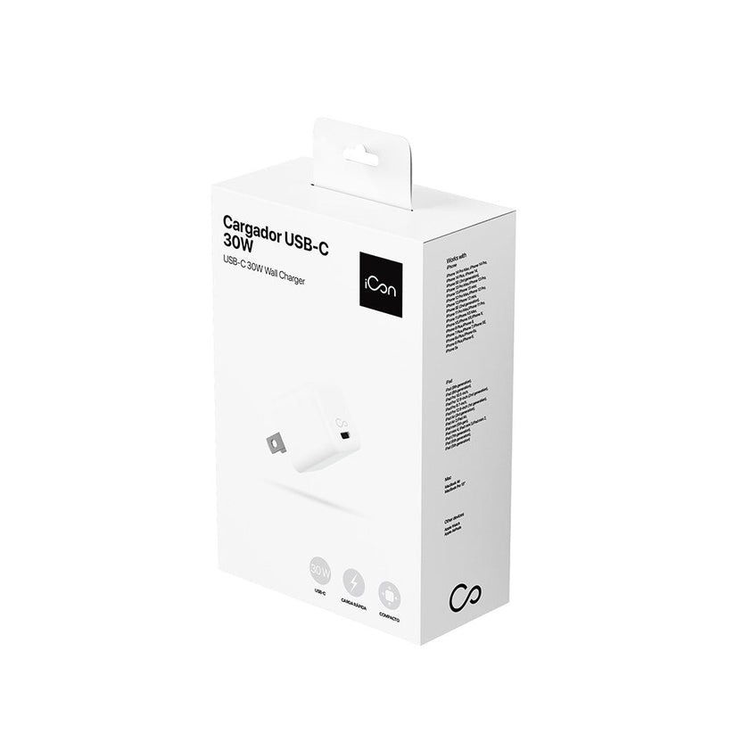 Cargador iCon USB-C 30W