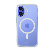 Estuche iCon clear/gray con magsafe para iPhone 16