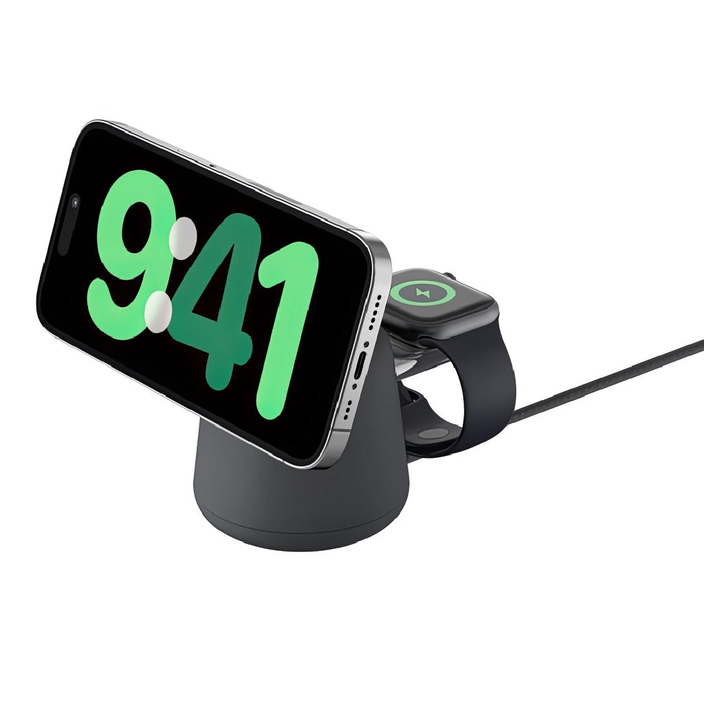 Base de carga Belkin Magsafe 2 en 1 - Negro