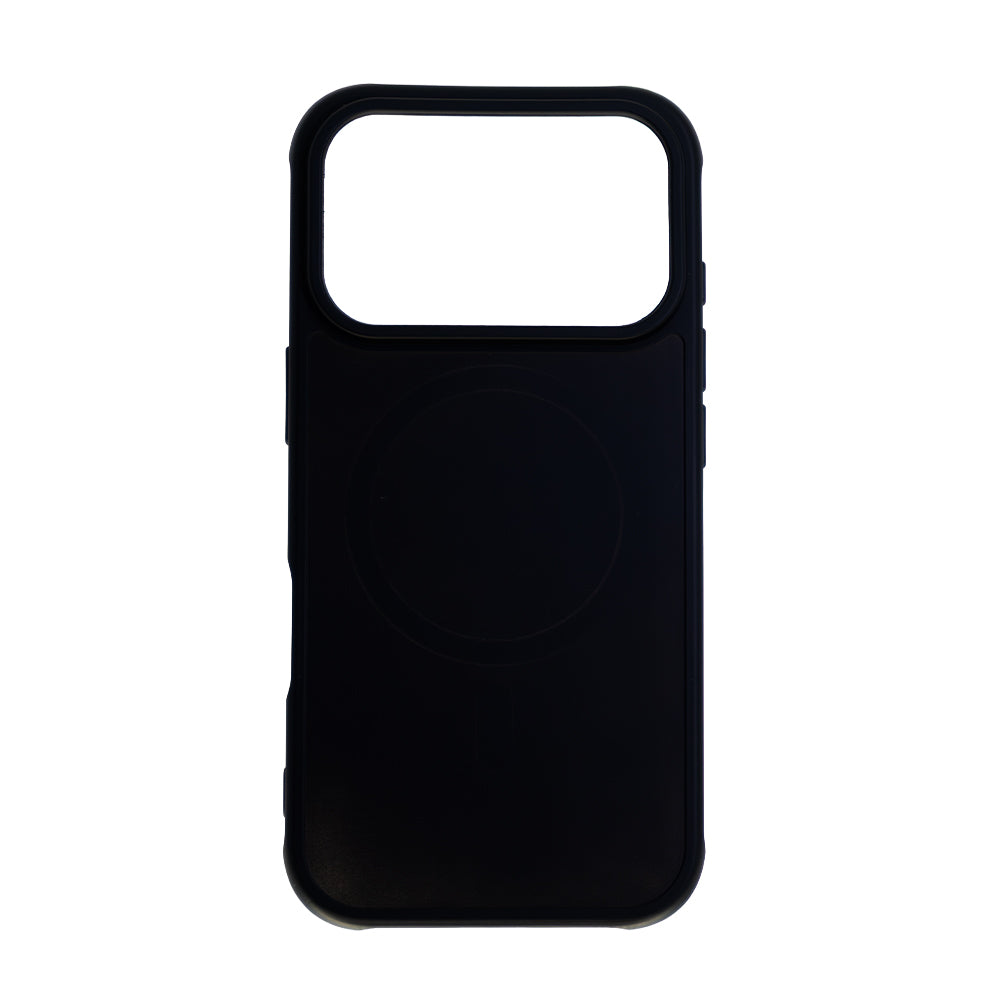 Estuche iCon Silicon con magsafe para iPhone 17 Pro - Negro