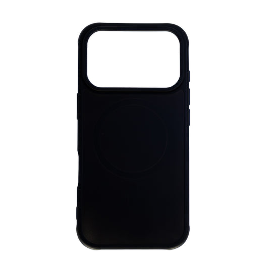 Estuche iCon Silicon con magsafe para iPhone 17 Pro - Negro