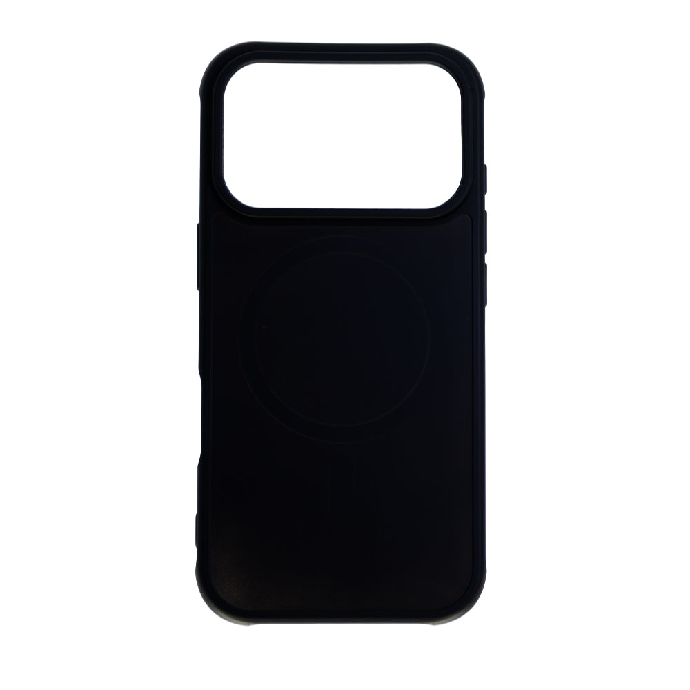Estuche iCon Silicon con magsafe para iPhone 17 Pro Max - Negro