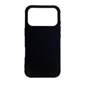 Estuche iCon Silicon con magsafe para iPhone 17 Pro Max - Negro