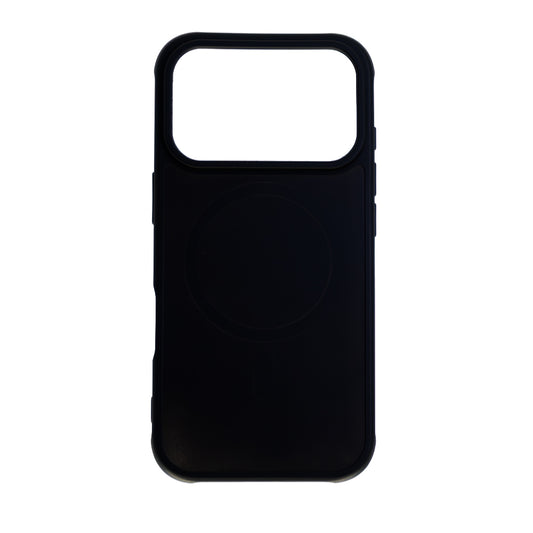 Estuche iCon Silicon con magsafe para iPhone 17 Pro Max - Negro
