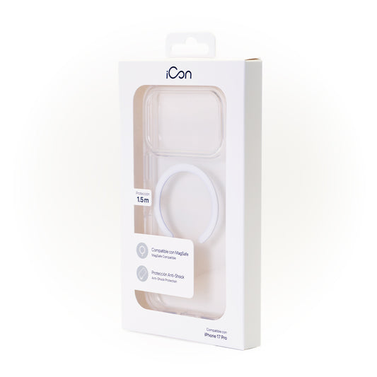 Estuche iCon con magsafe para iPhone 17 Pro - Transparente
