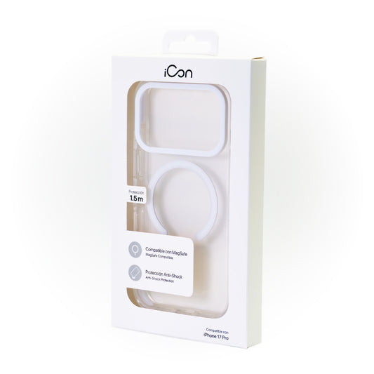 Estuche iCon con magsafe para iPhone 17 Pro - Transparente