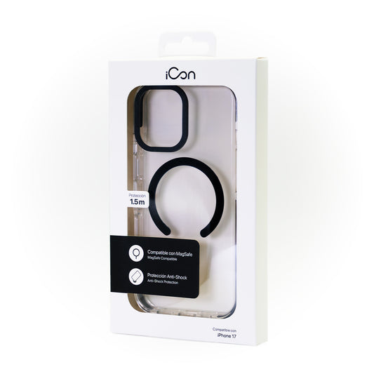 Estuche iCon con magsafe para iPhone 17 - Transparente
