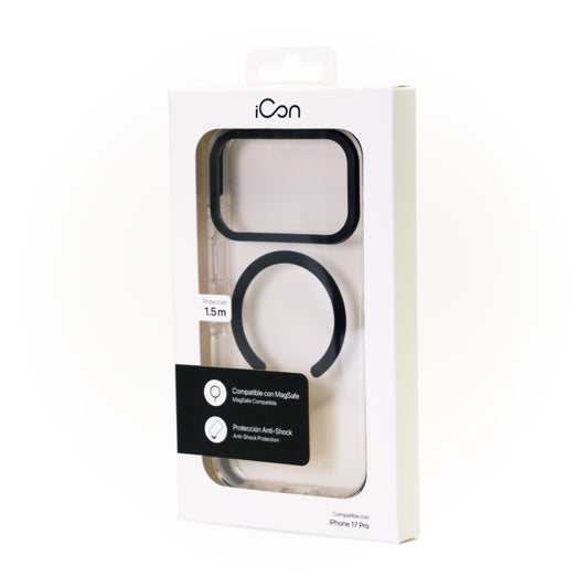Estuche iCon con magsafe para iPhone 17 Pro - Transparente