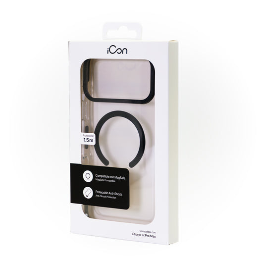 Estuche iCon con magsafe para iPhone 17 Pro Max - Transparente