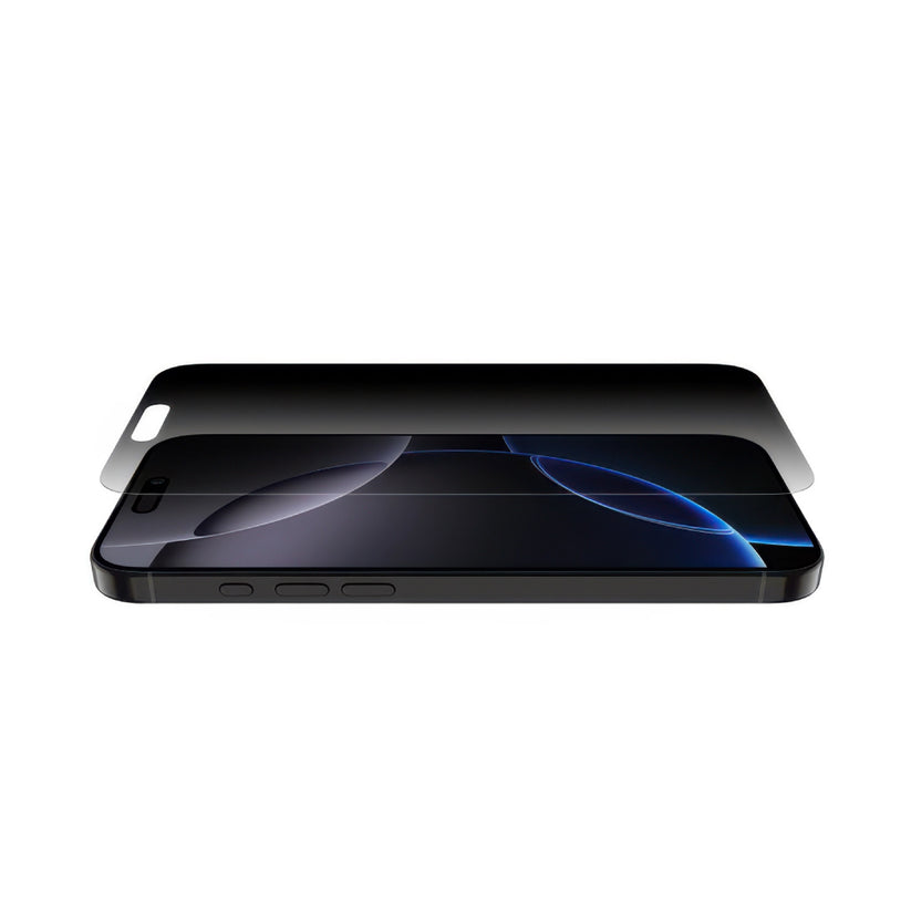 Protector de pantalla Belkin SFP tempered glass privacy con antimicrobial iPhone 16 Pro Max