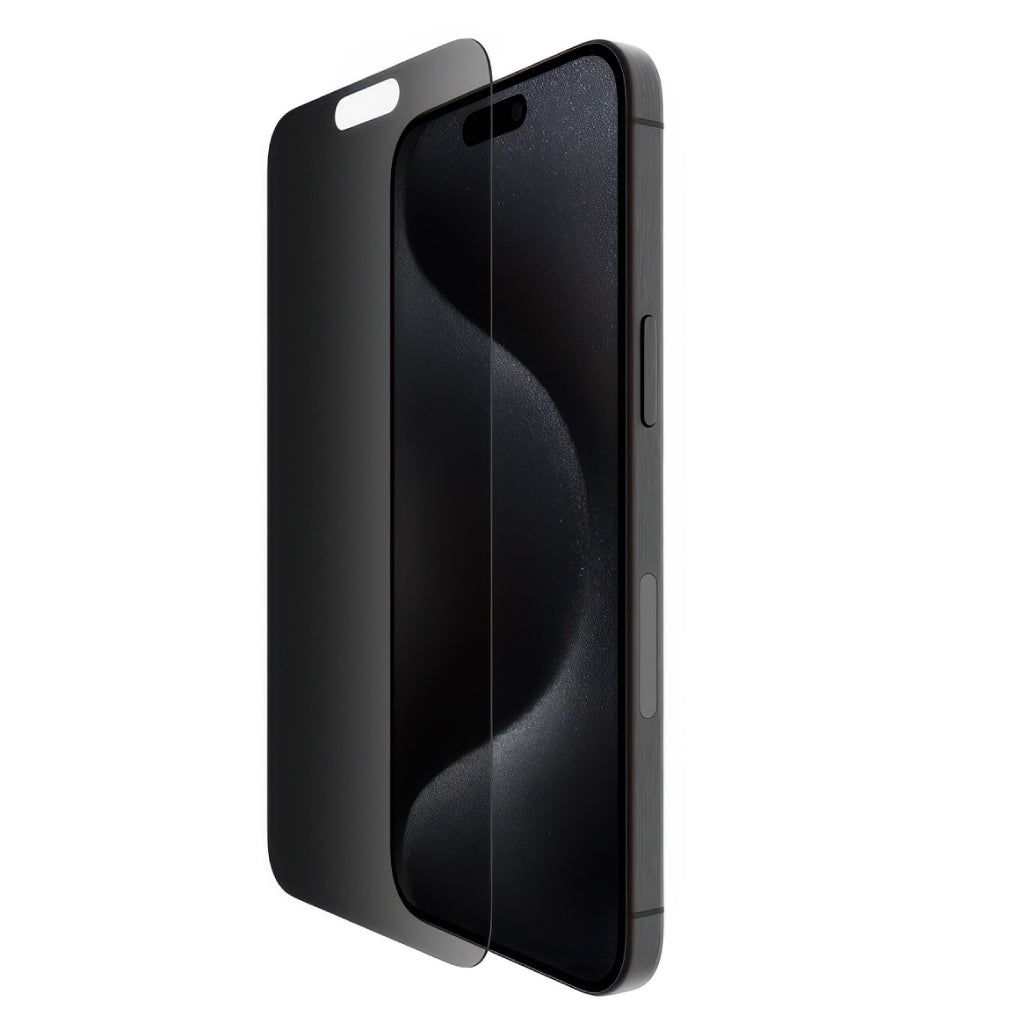 Protector de pantalla Belkin SFP tempered glass privacy con antimicrobial iPhone 16 Pro Max