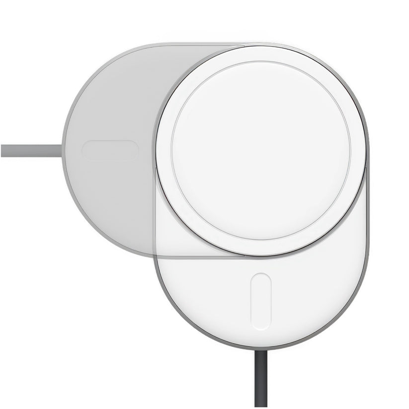 Cargador de Carro Belkin Wireless Vent Mount Pro 15W / Qi2 para iPhone - Blanco