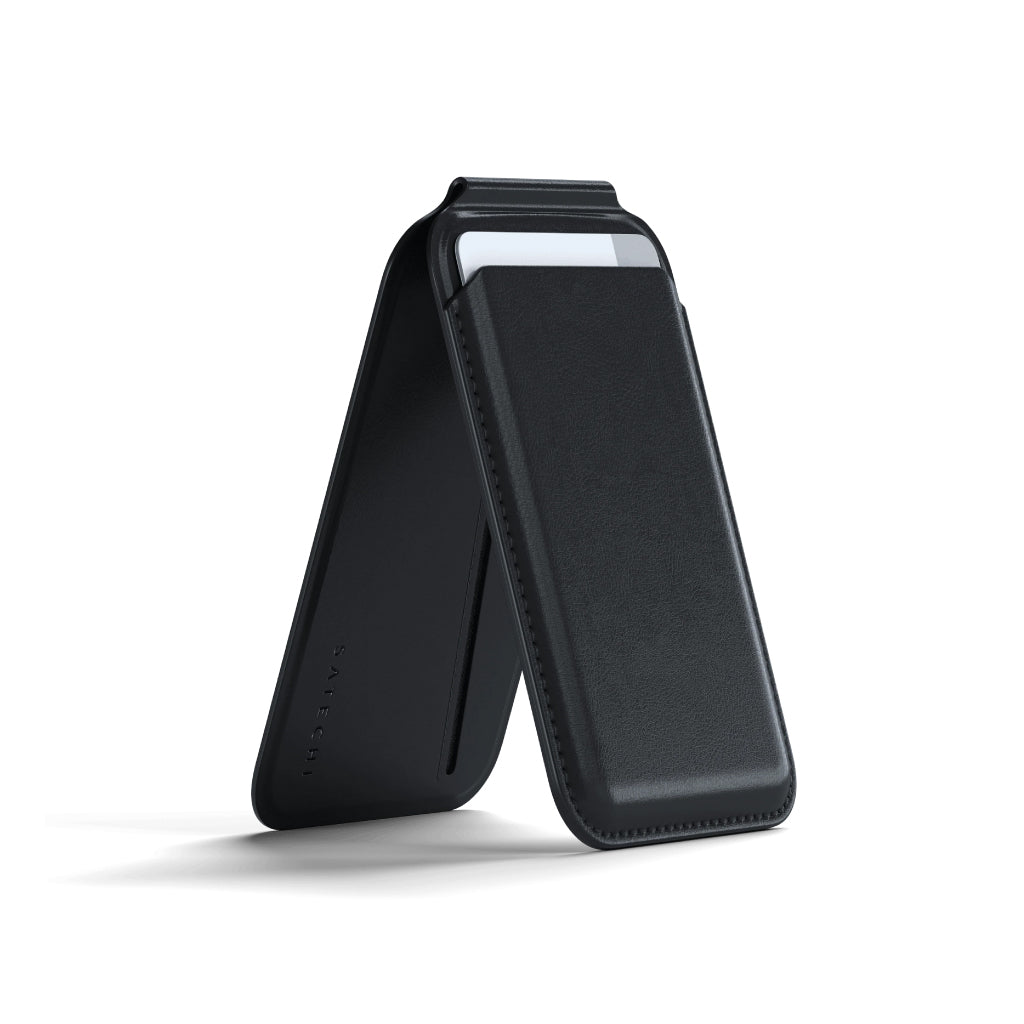 Wallet Satechi vegan leather magnetic - Negro