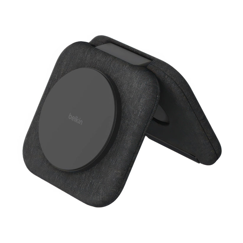 Base de carga Belkin Charging Travel Pad 2 en 1 - Negro