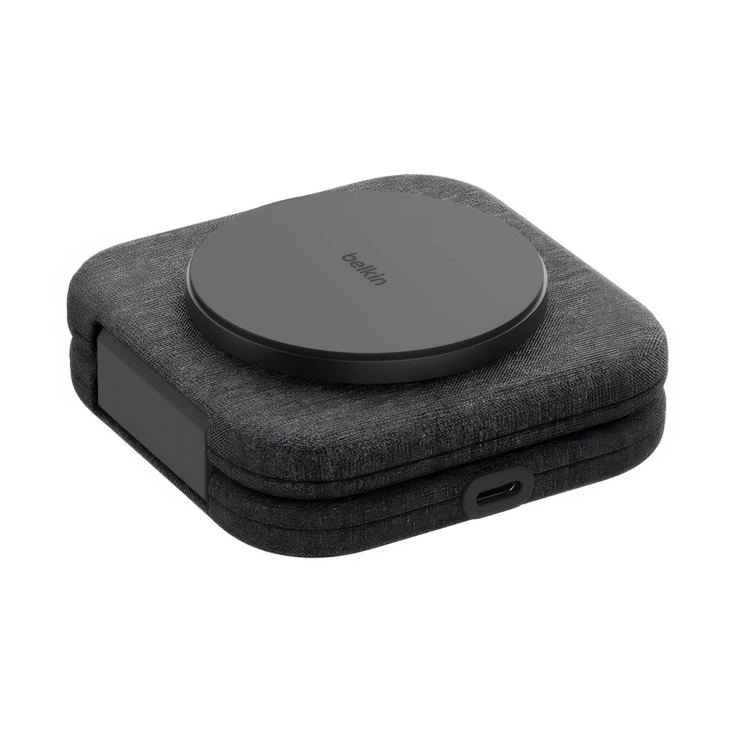 Base de carga Belkin Charging Travel Pad 2 en 1 - Negro