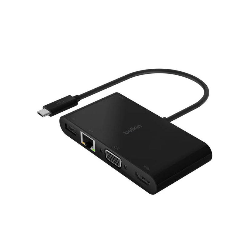 Adaptador multimedia + carga USB-C