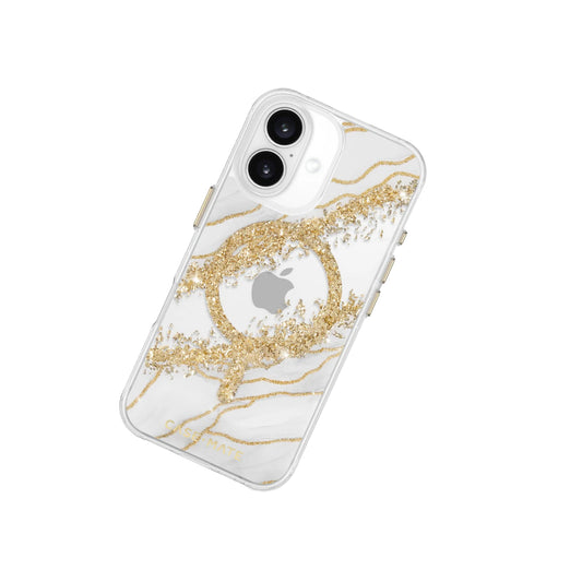 Estuche Case Mate Karat con magsafe para iPhone 16 - Granito