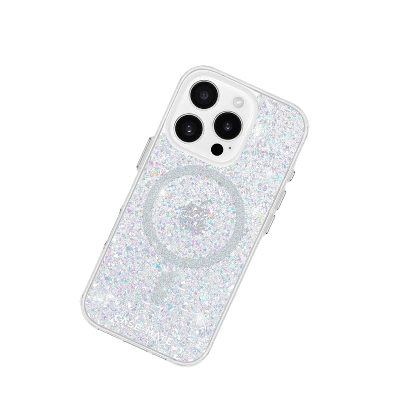 Estuche Case Mate Twinkle Disco con magsafe para iPhone 16 Pro
