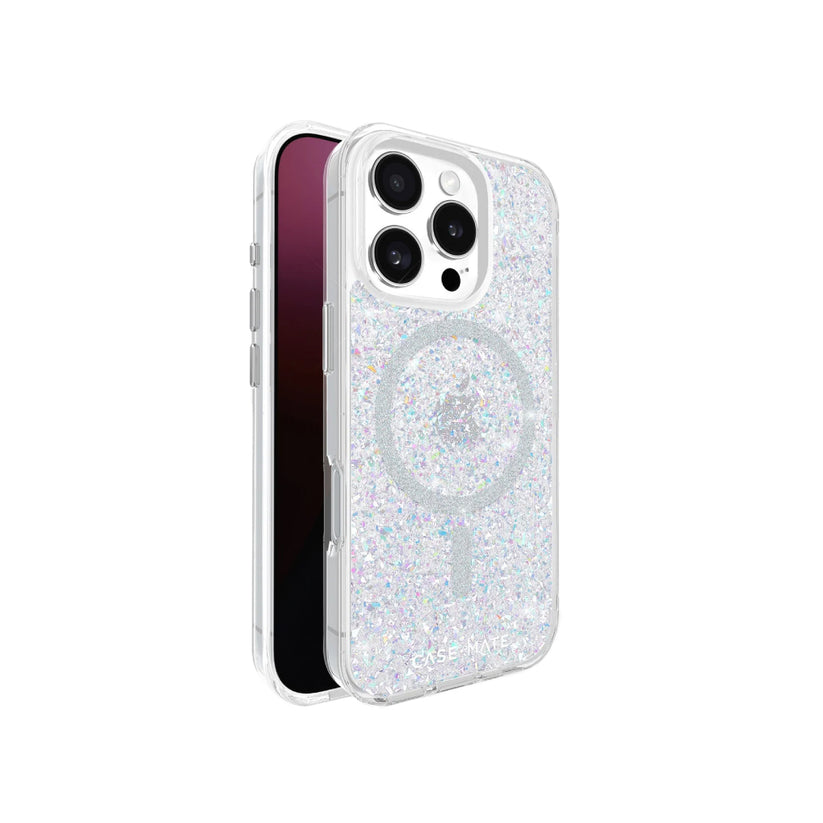 Estuche Case Mate Twinkle Disco con magsafe para iPhone 16 Pro