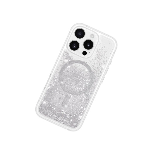 Estuche Case Mate Waterfall con magsafe para iPhone 16 Pro - Plata