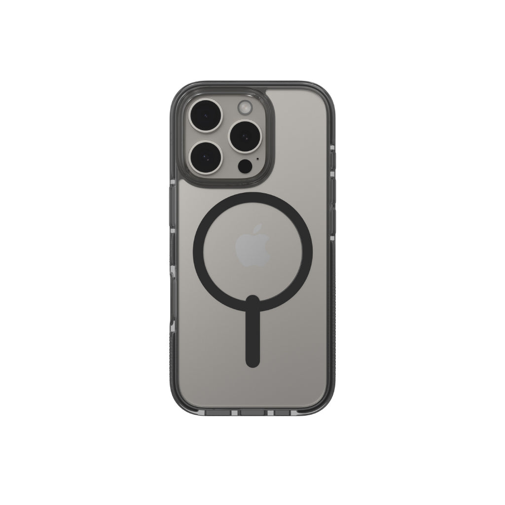 Estuche Zagg santa cruz clear black con magsafe para iPhone 16 Pro Max