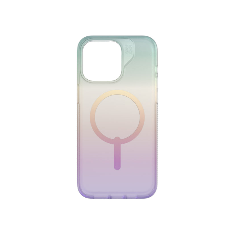 Estuche Zagg milan snap iridescent con magsafe para iPhone 16 Pro