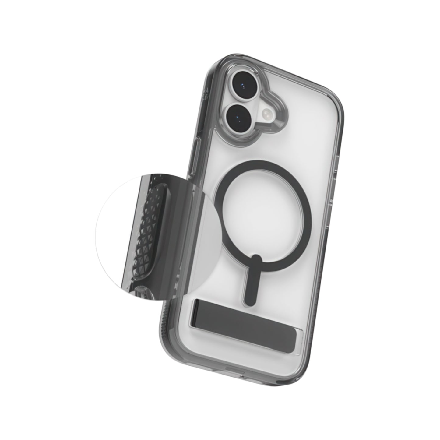 Estuche Zagg Santa Cruz Snap con magsafe para iPhone 17 - Negro