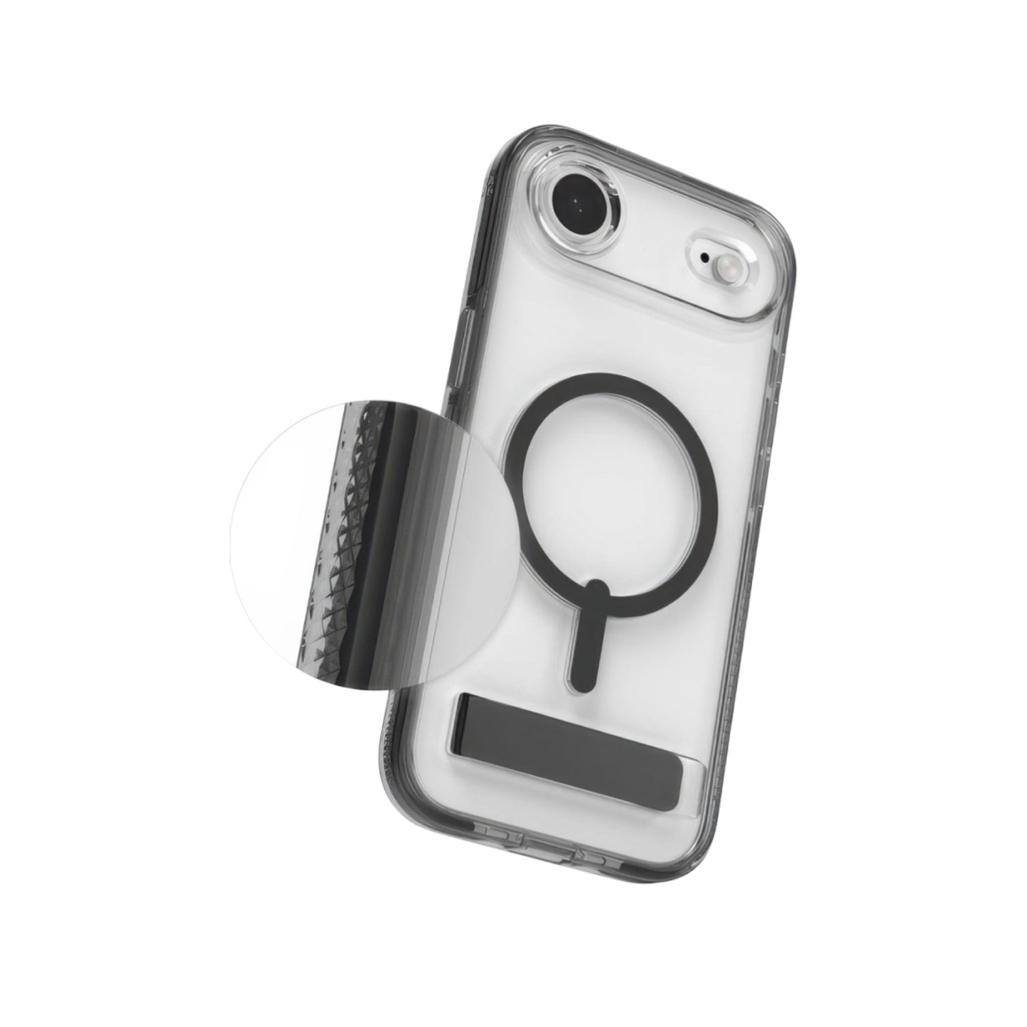 Estuche Zagg Santa Cruz Snap con magsafe para iPhone Air - Negro