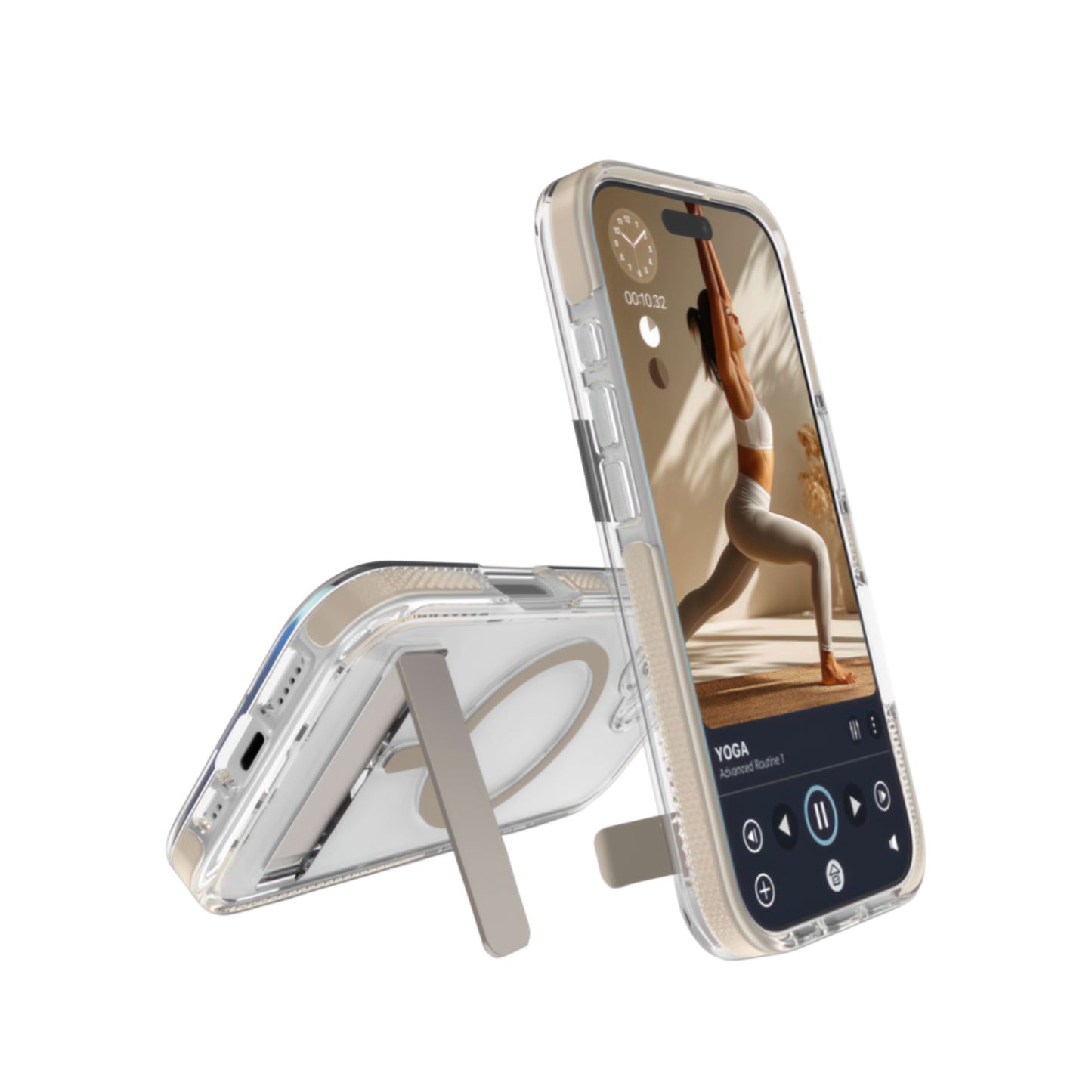 Estuche Zagg Santa Cruz Snap con magsafe para iPhone 17 - Beige