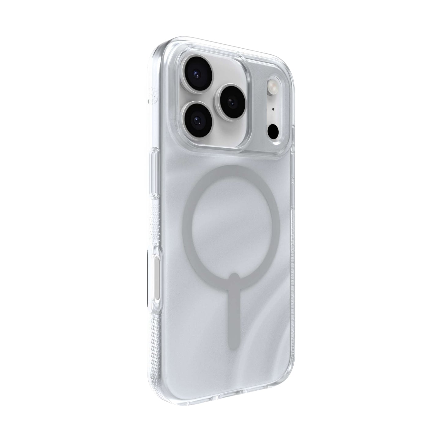 Estuche Zagg Milan Snap Glitter con magsafe para iPhone 17 Pro - Gris