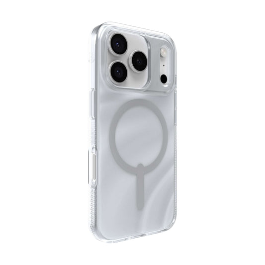 Estuche Zagg Milan Snap Glitter con magsafe para iPhone 17 Pro - Gris