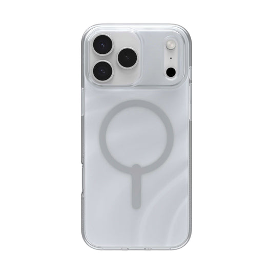 Estuche Zagg Milan Snap Glitter con magsafe para iPhone 17 Pro Max - Gris