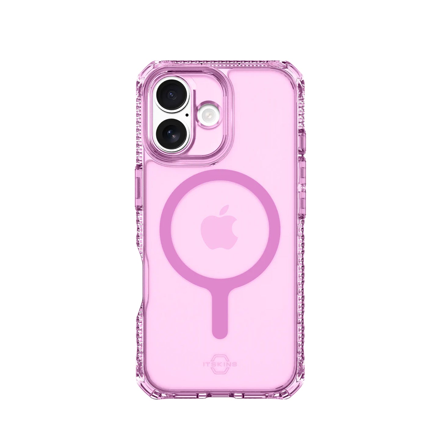 Estuche Itskins Hybrid R Vapor con magsafe para iPhone 17 - Rosado
