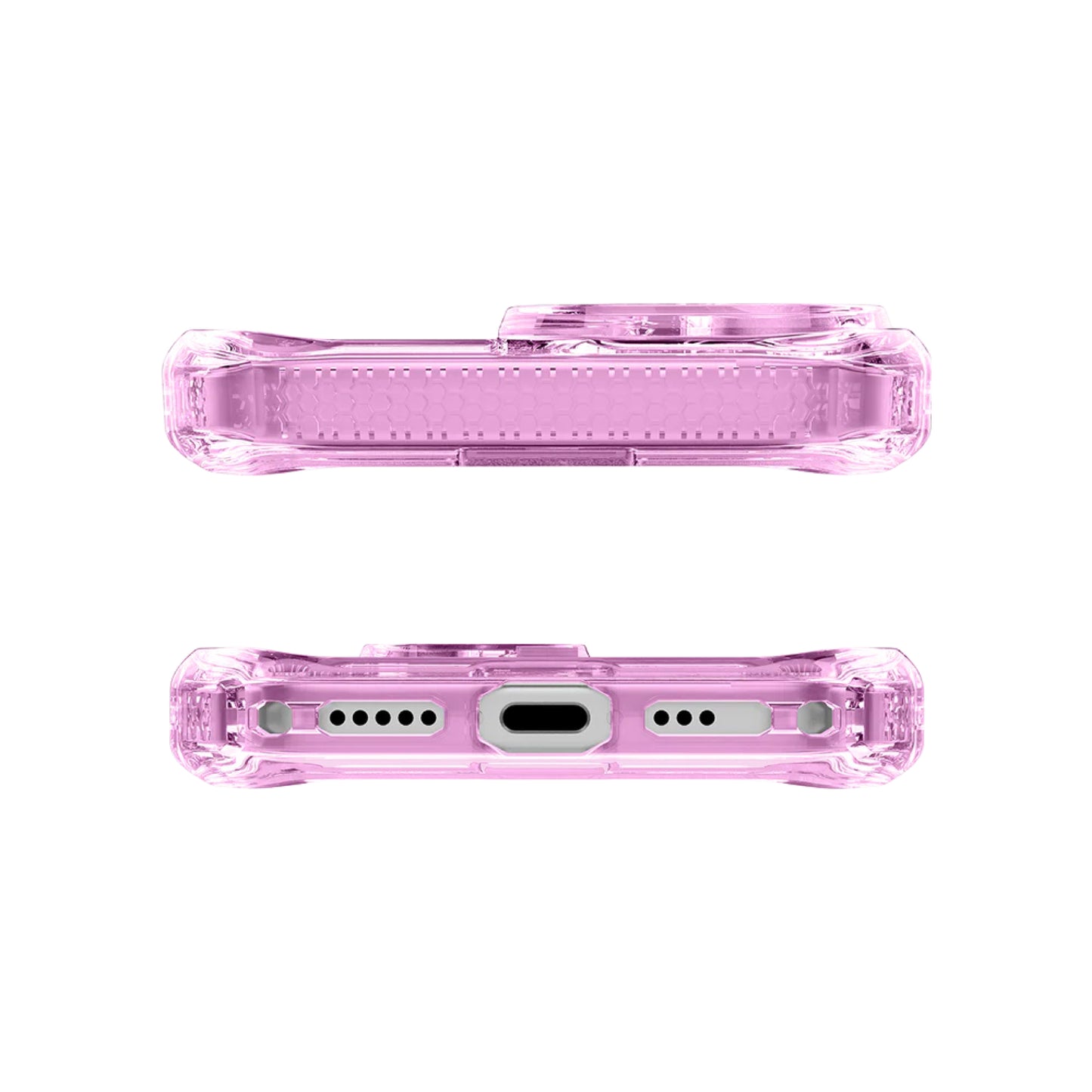 Estuche Itskins Hybrid R Vapor con magsafe para iPhone 17 - Rosado