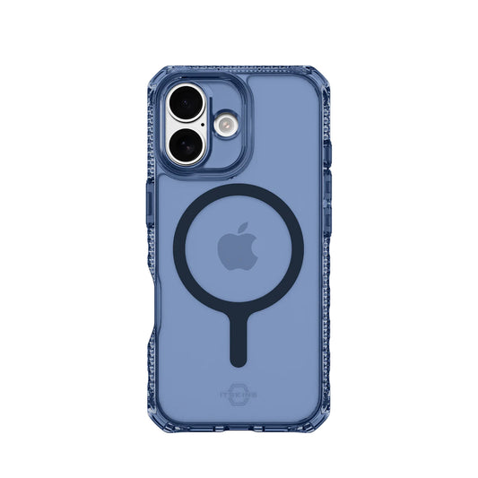 Estuche Itskins Hybrid R Vapor con magsafe para iPhone 17 - Azul