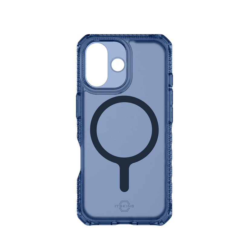 Estuche Itskins Hybrid R Vapor con magsafe para iPhone 17 - Azul
