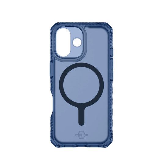Estuche Itskins Hybrid R Vapor con magsafe para iPhone 17 - Azul