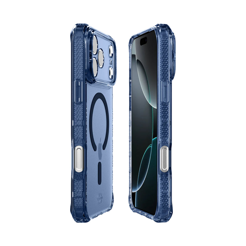 Estuche Itskins Hybrid R Vapor con magsafe para iPhone 17 Pro Max - Azul