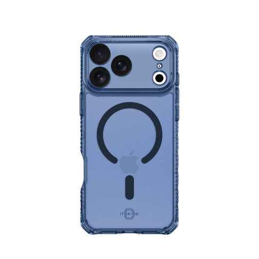 Estuche Itskins Hybrid R Vapor con magsafe para iPhone 17 Pro Max - Azul