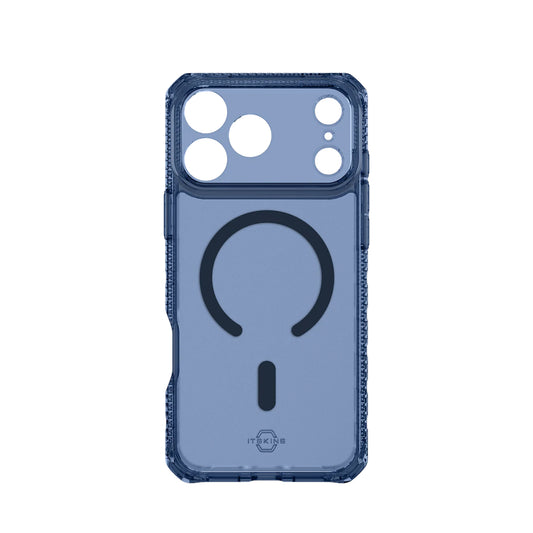 Estuche Itskins Hybrid R Vapor con magsafe para iPhone 17 Pro Max - Azul