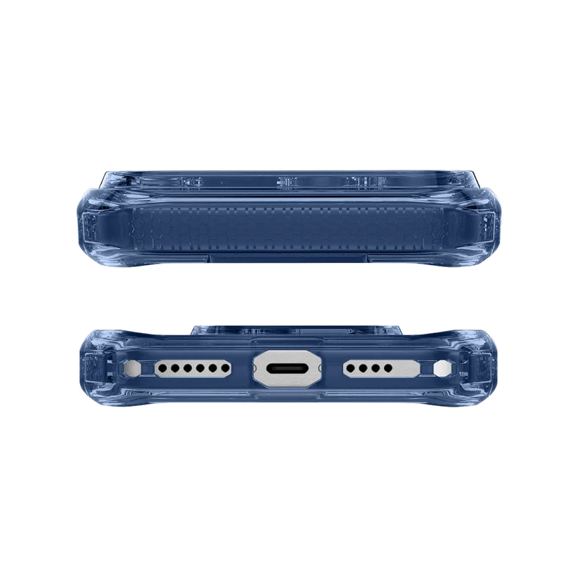 Estuche Itskins Hybrid R Vapor con magsafe para iPhone 17 Pro Max - Azul